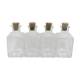 Serie de 4 fioles Kefla en verre 200ml