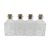 Series of 4 kefla vials in 200ml glass