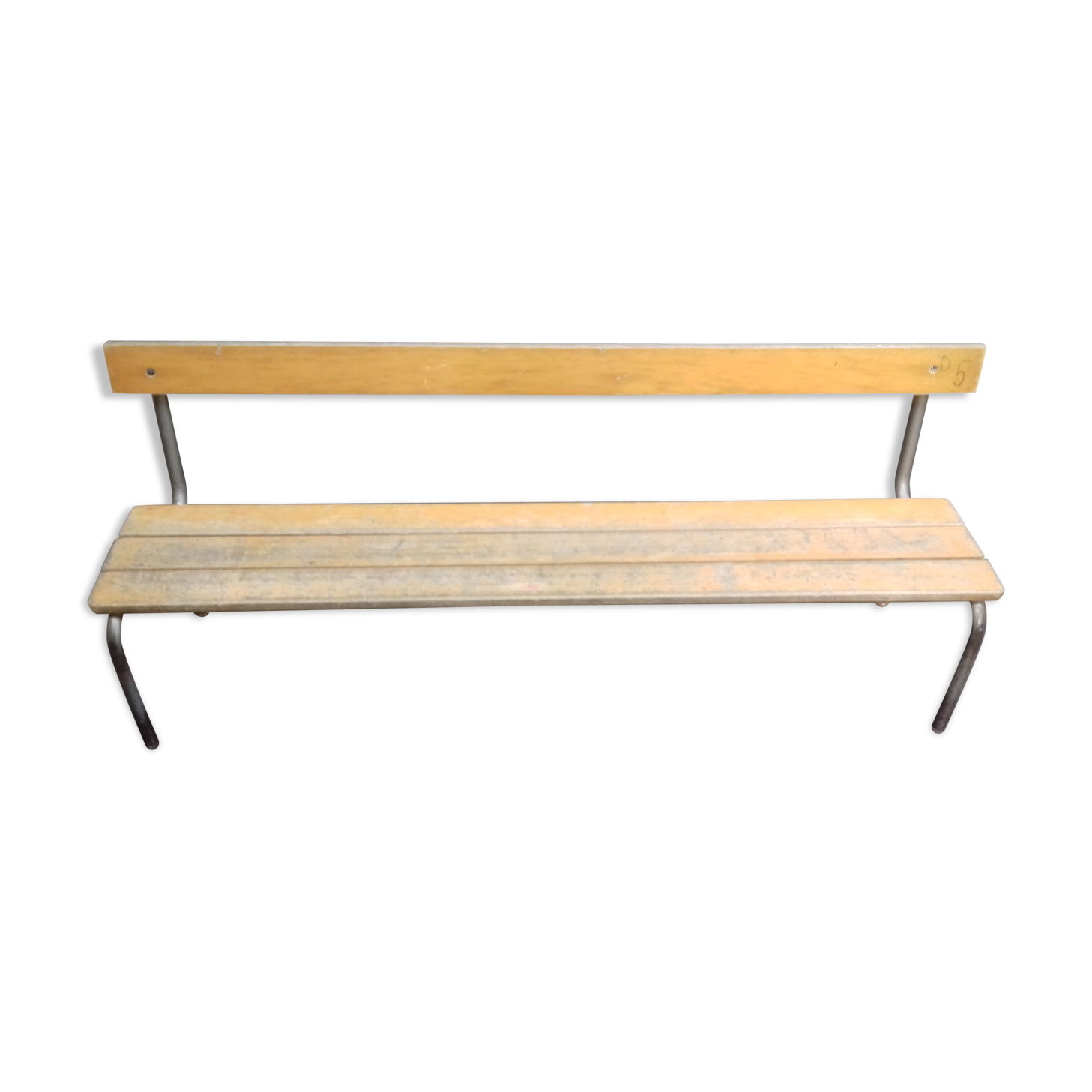 Vintage school bench