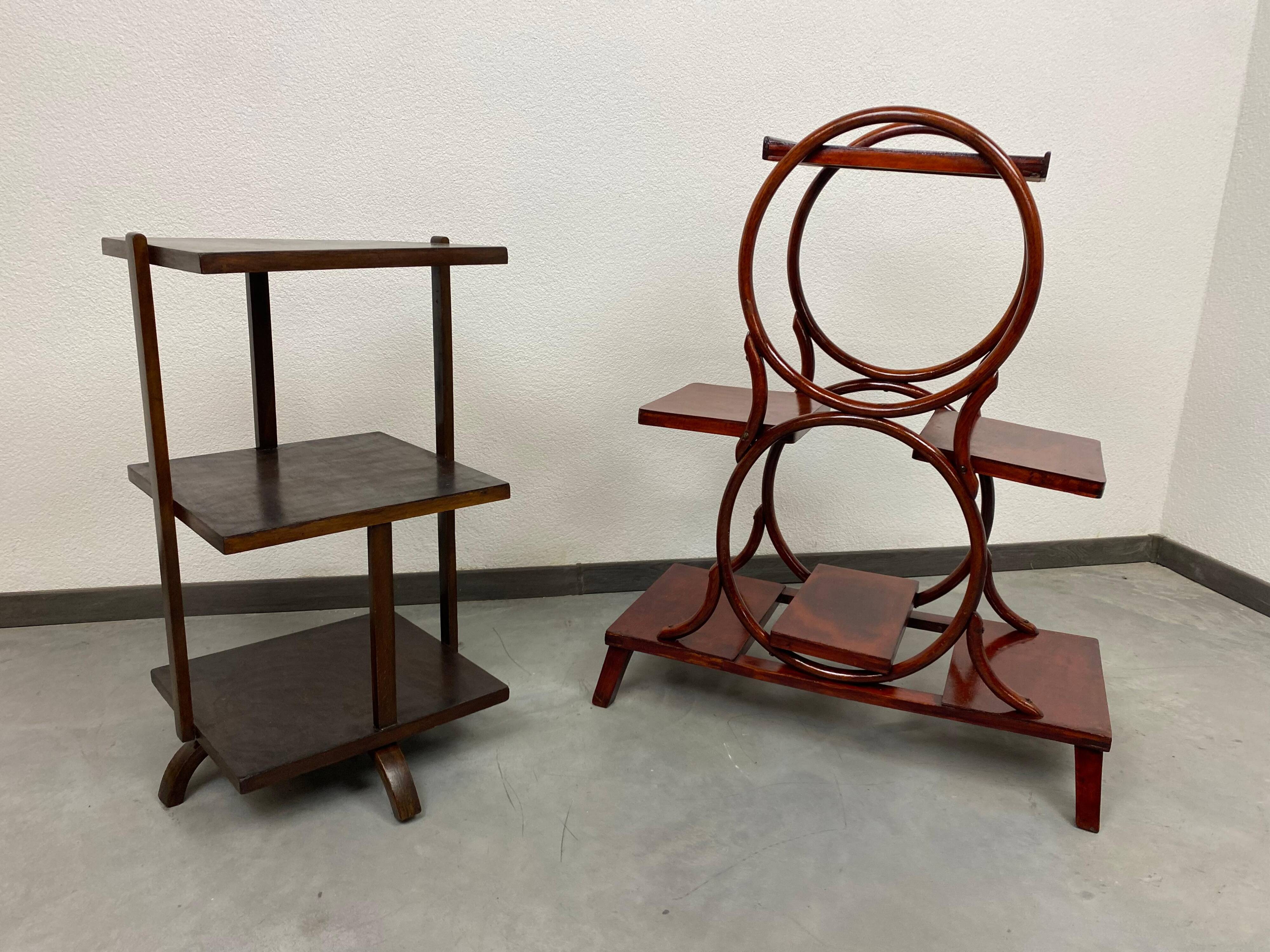 Porte-plante en bois courbé par Thonet