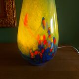 Lampe en verre soufflé soisy, essonne