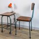 Vintage industrial children's chair