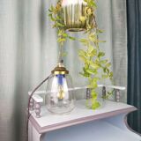 Transparent glass lamp type walkman