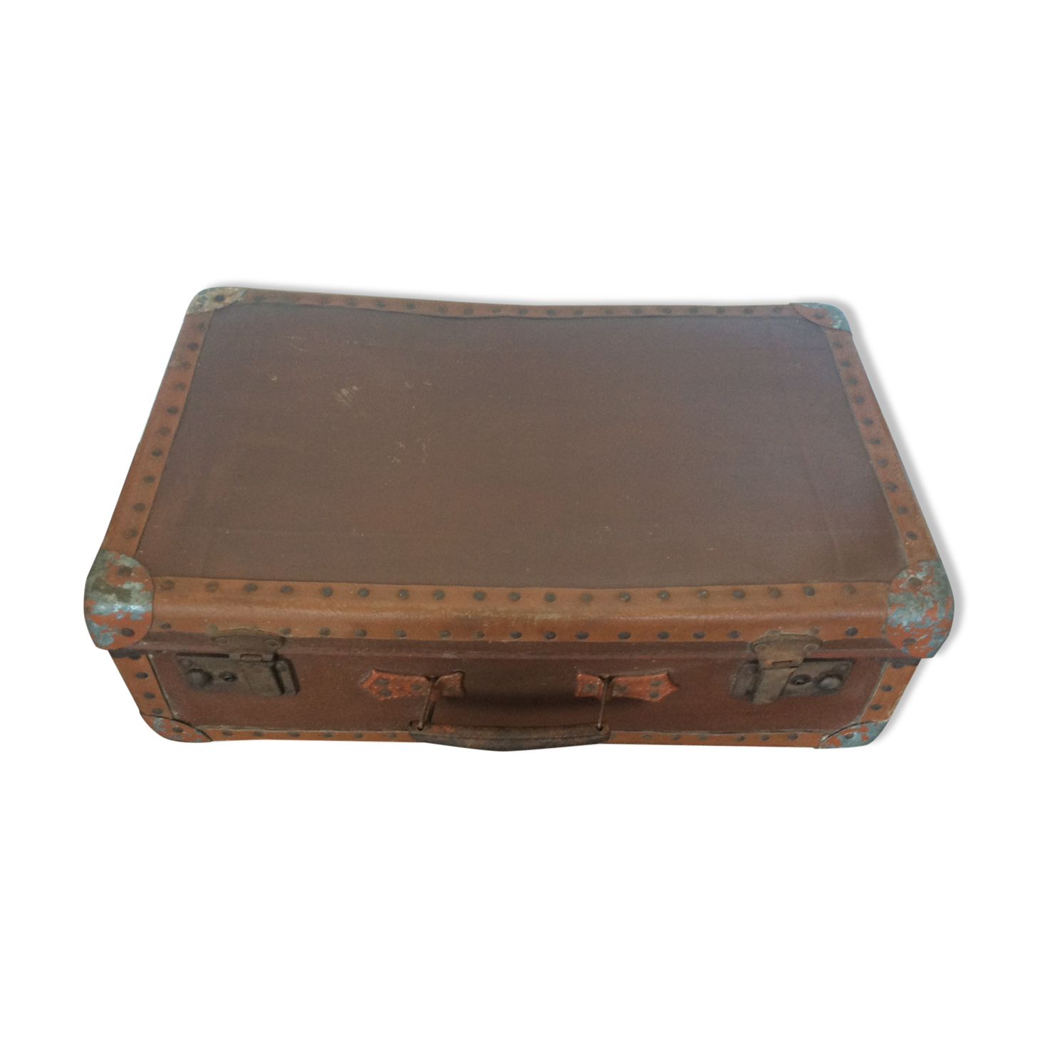 Vintage cardboard suitcase