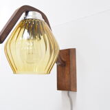 Mid-century Wall Lamp by Drevo Humpolec, 1960’s.