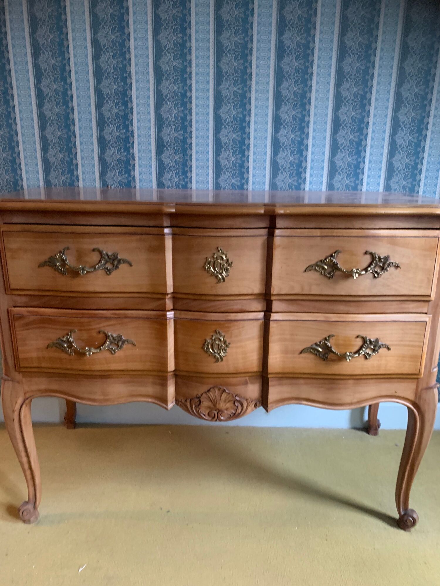 chest of drawers of transition style twentieth century