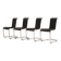Chaises tubulaires cantilever, modèle B20, Tecta, 1980’s 