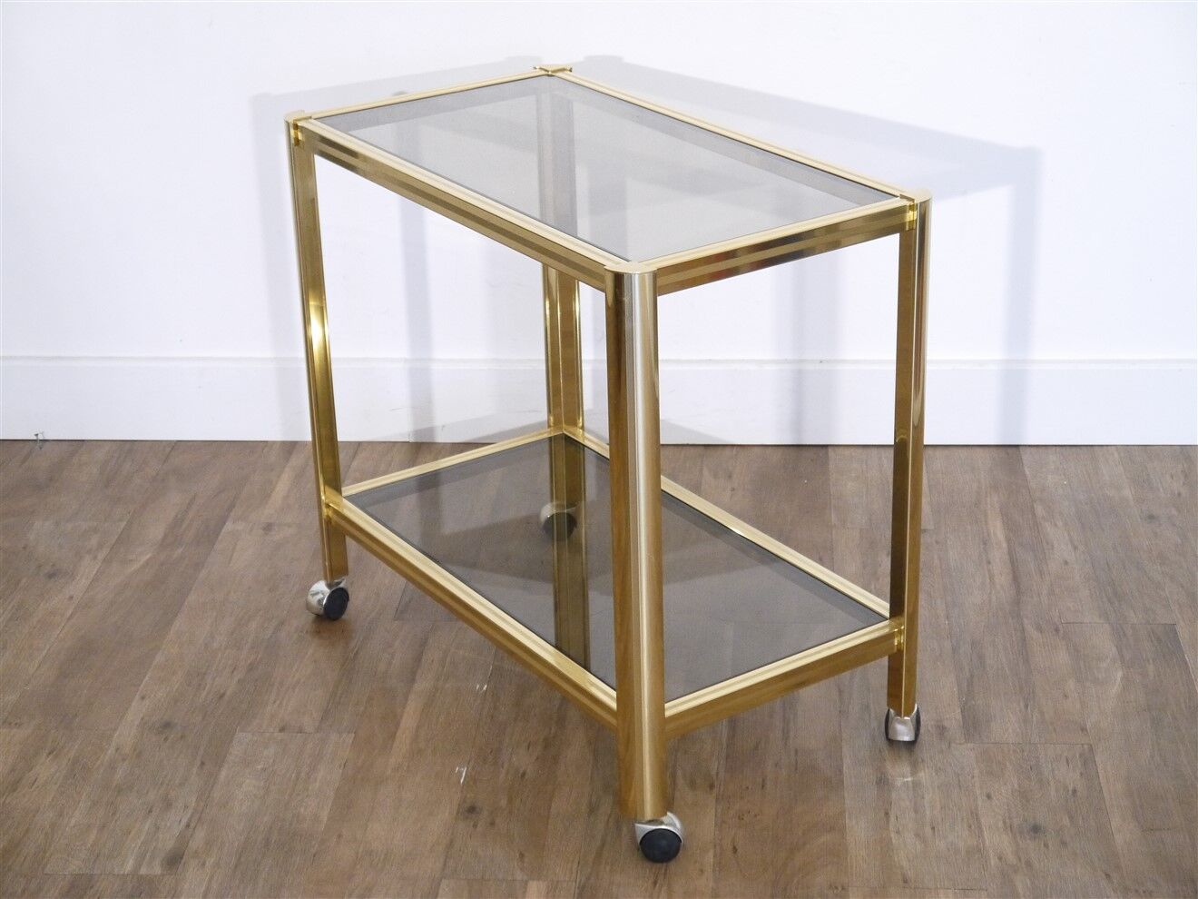 Brass and glass service 1970