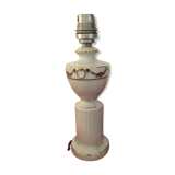 Ancien pied de lampe en porcelaine début XXème