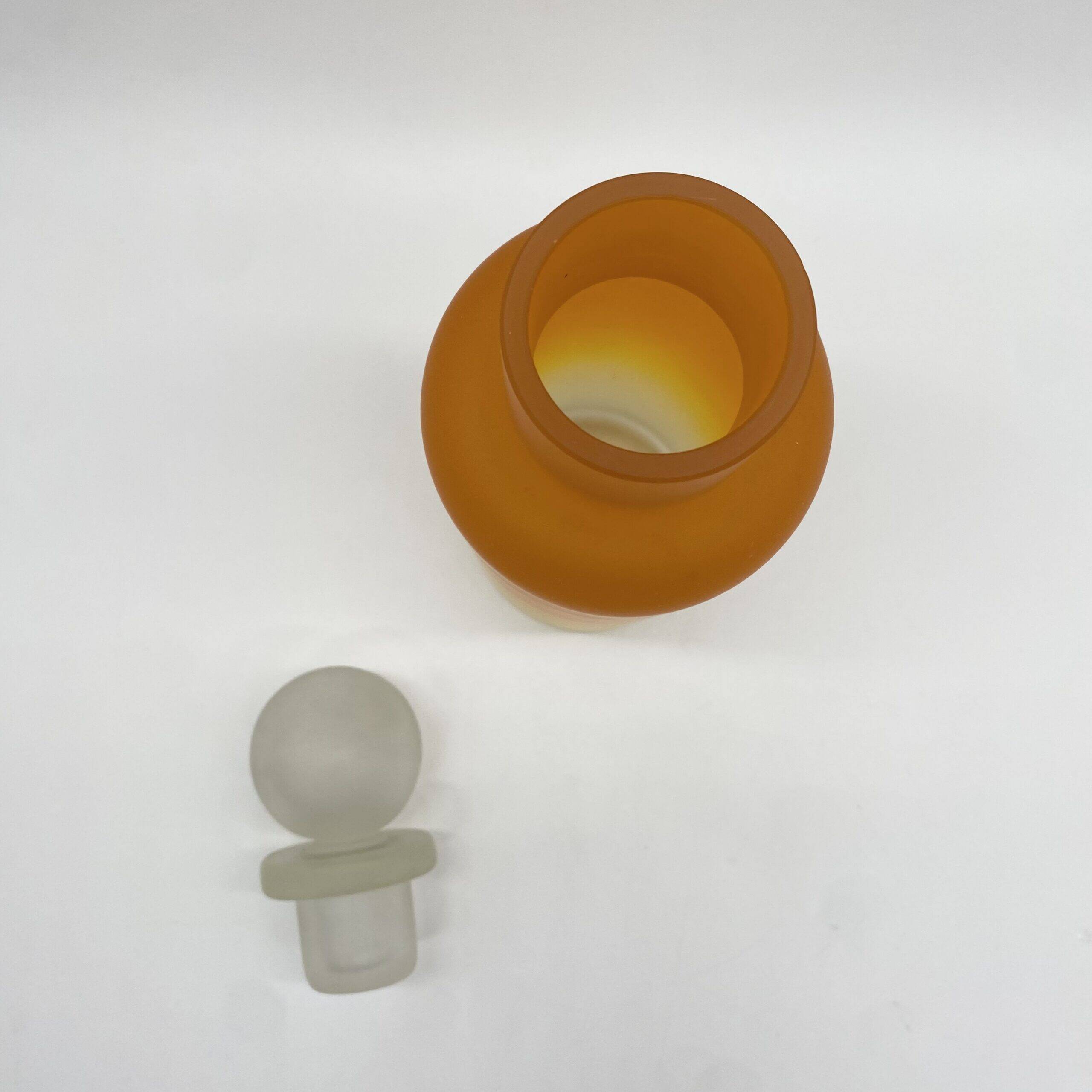 XXL Bottle "Ultra Orange" Murano glass, 1960s
