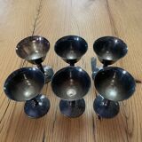 6 silver plated mappin & webb tumbler/cup