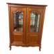 "Display cabinet, Louis XV cherry wood with two doors"