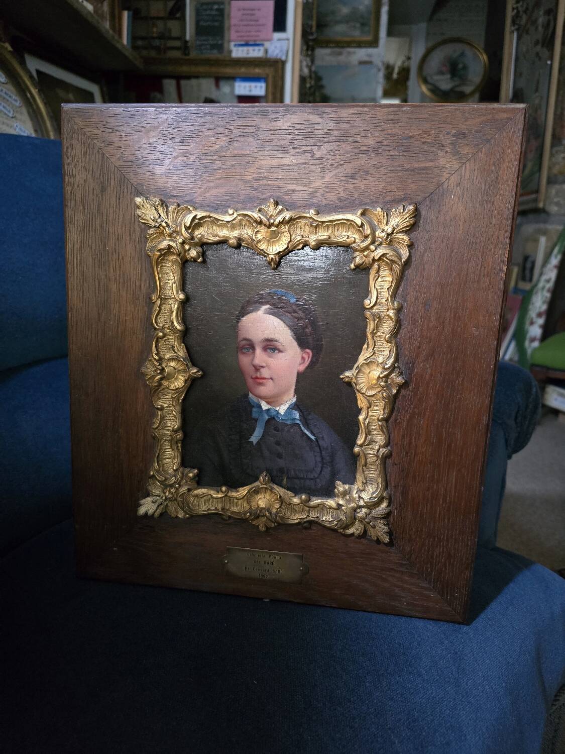 Oil on panel, 19th century