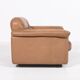 De Sede DS 101 brown leather lounge chairs, 1970's