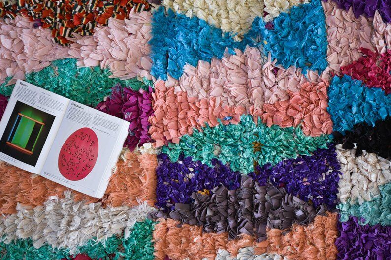 Carpet Boucherouite 210 cm x 150 cm