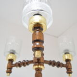 Mid-century Chandelier by Jilove u Decina,1970‘s
