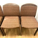 Set of 4 Retro Hikor Chairs, 1980s, Czechoslovakia