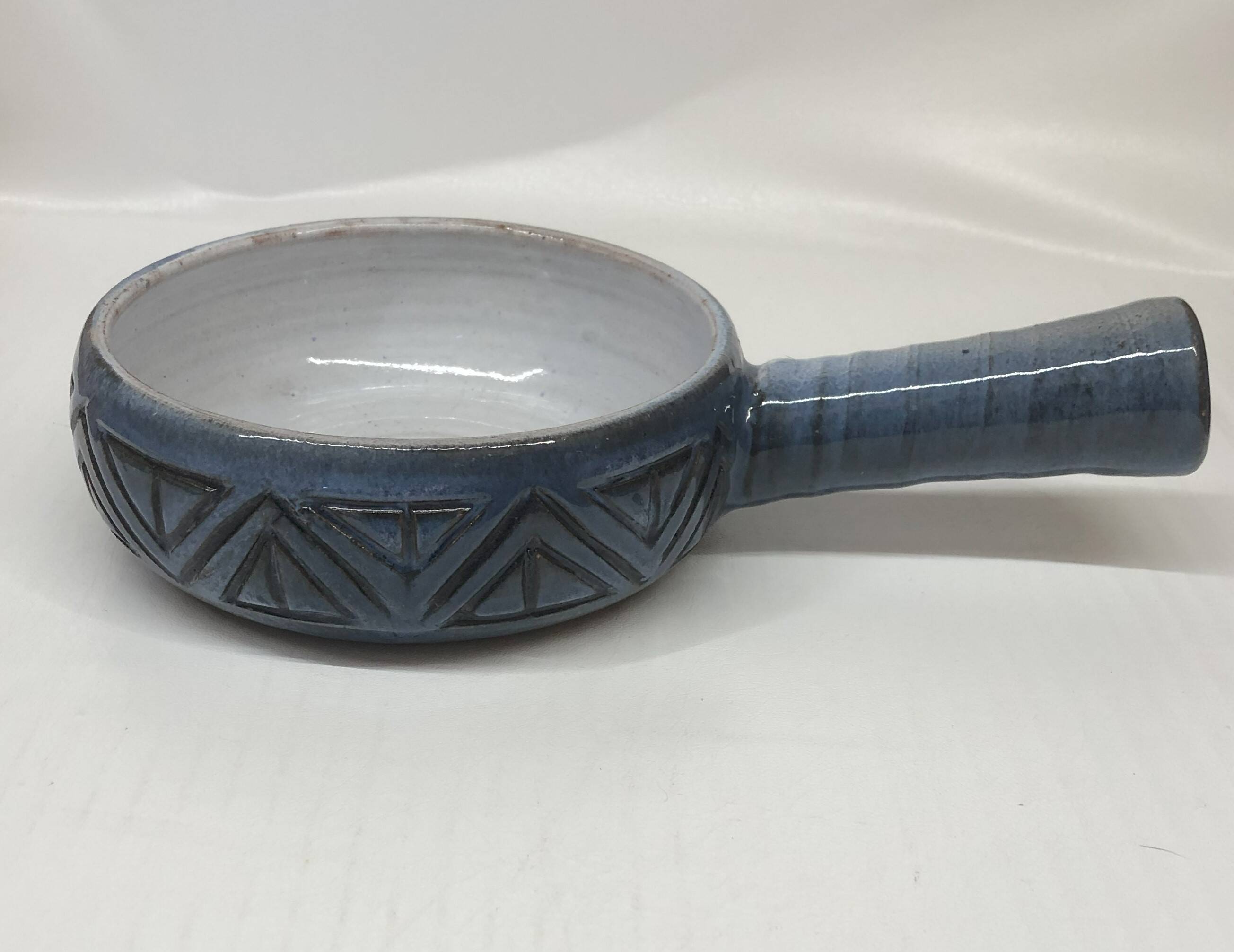 Scandinavian ceramic fondue pot