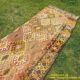 Vintage Turkish hallway rug 92x273 cm