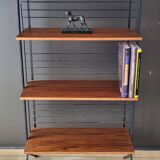 Vintage teak bookcase shelf 60'70'