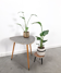 Black and white vintage coffee table
