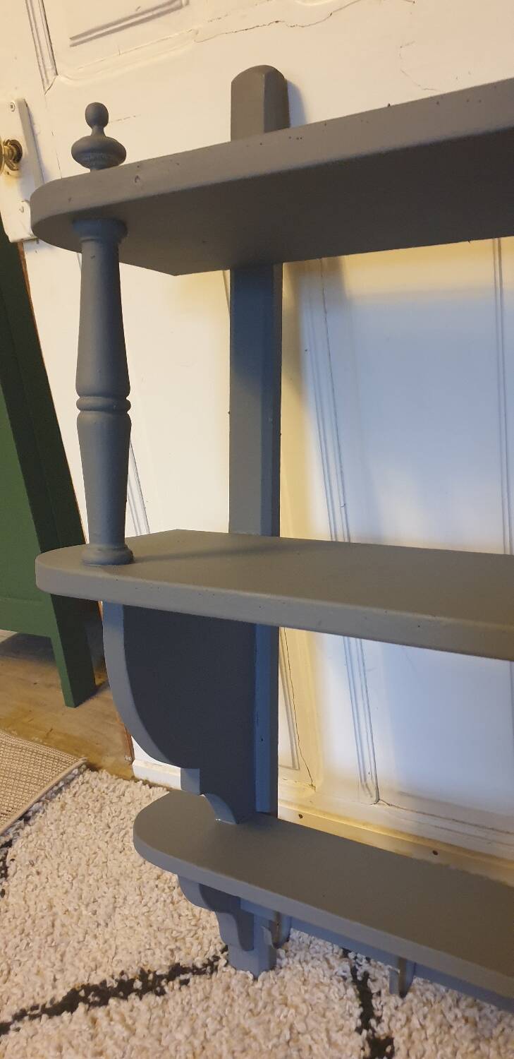 Coat rack wall shelves