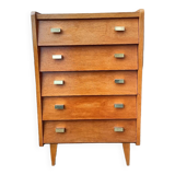 Vintage chiffonier with compass feet