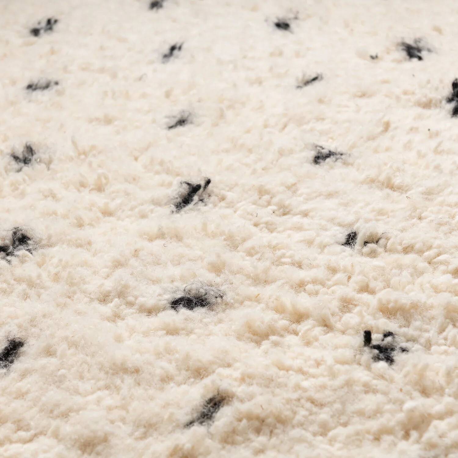 Tafraout – Black and white Berber rug