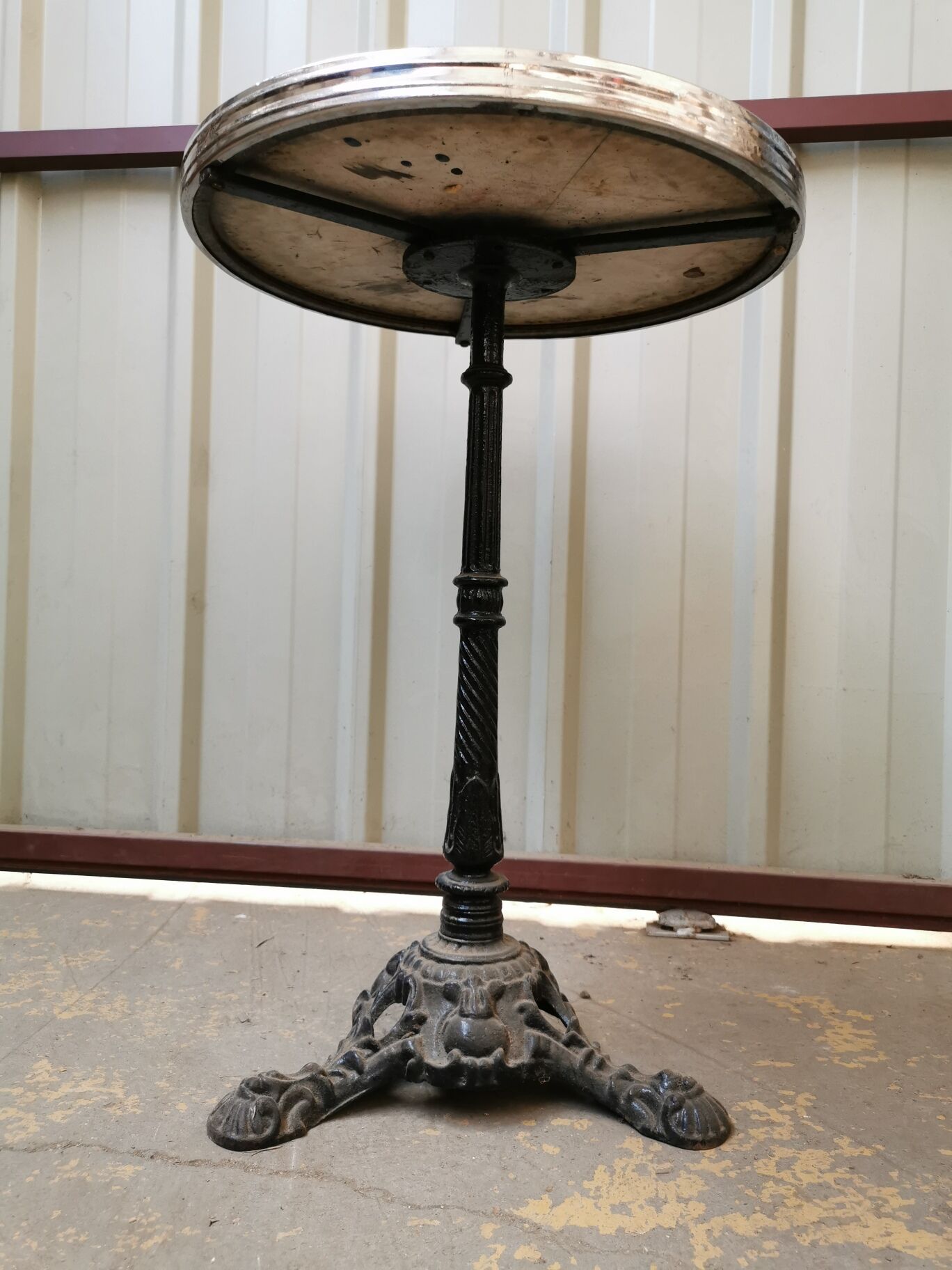 old bistro pedestal