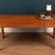 Restored Danish Solid Teak 1960s Retro Coffee Table