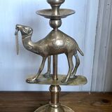 Pair of brass candlesticks