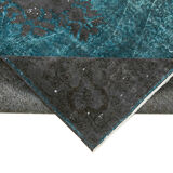 Handmade Hi-Low Pile Oriental 1970s 156 cm x 265 cm Grey Rug