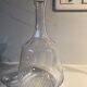 Carafe en verre taillé
