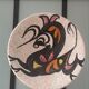 Mural Plate "Fighting Bull" ceramic Pop Art Style (Sanguino)
