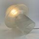 Lampe de table en verre clair Peill et Putzler champignon 1970