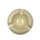Space age cream ceramic ashtray, Sicart Italy 1970s
