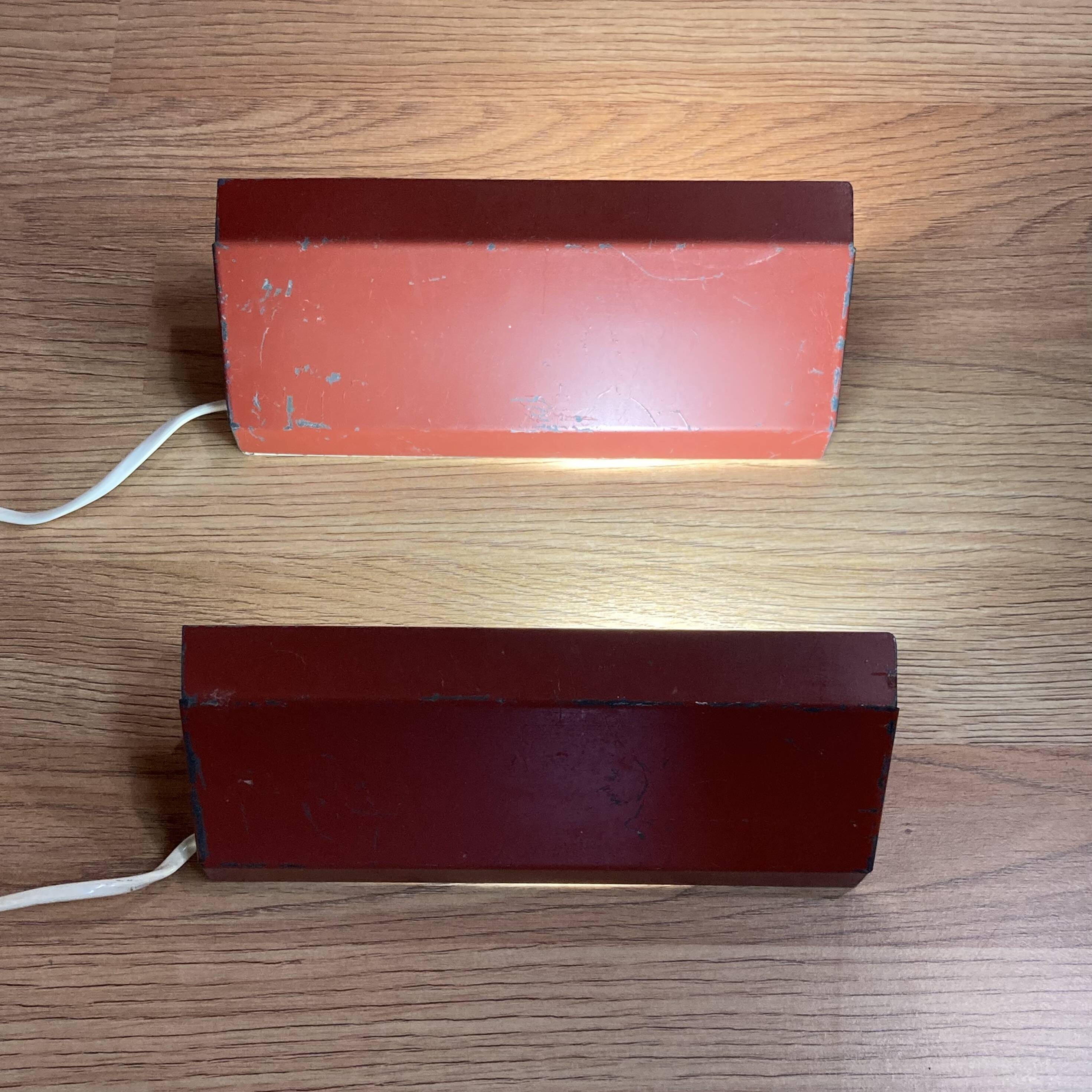 Modular wall sconces from the 1950s.
