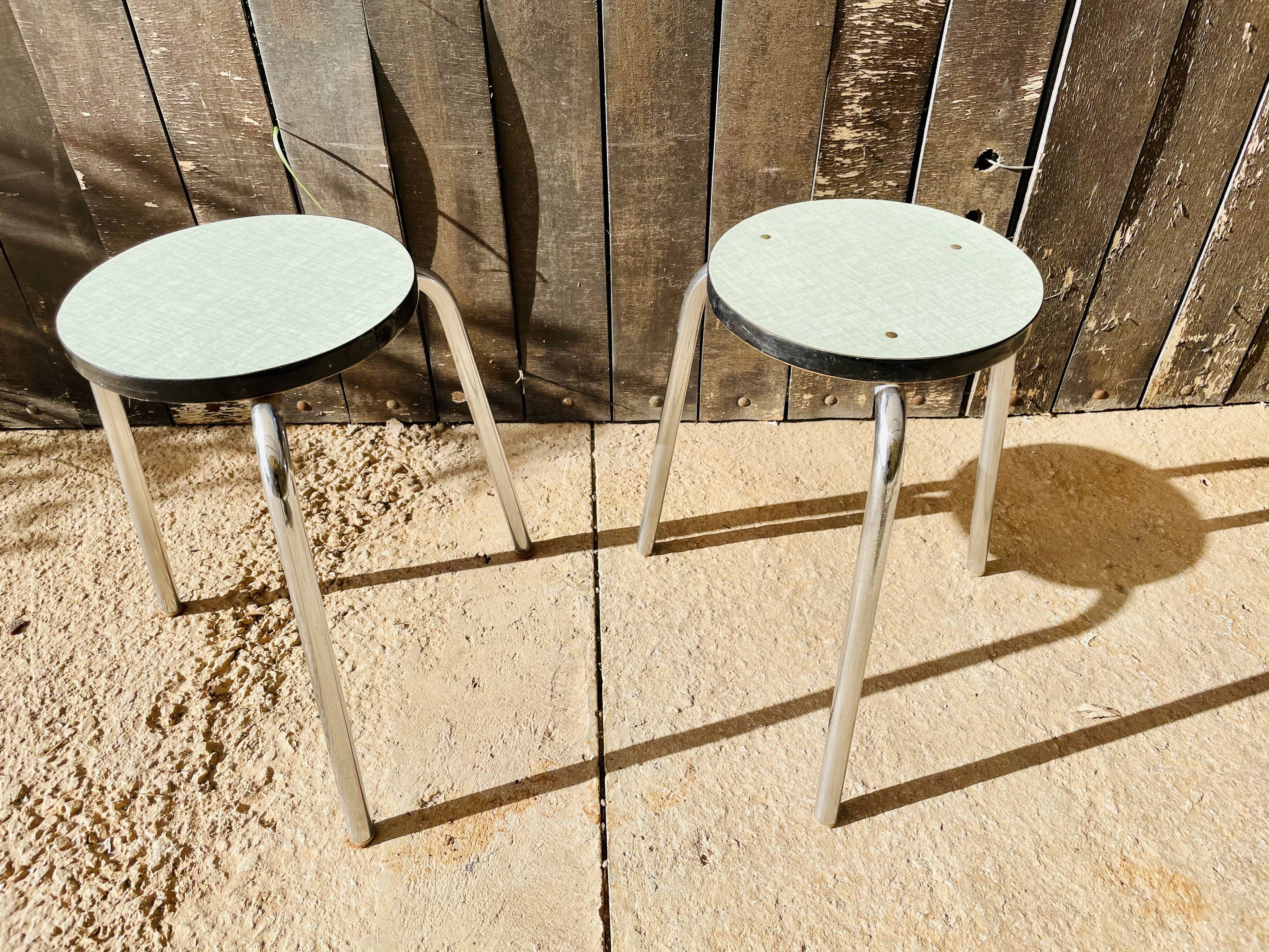 Pair of formica stool