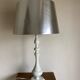 XXL cast iron baluster lamp 1970 Carnaby William Morris Revival