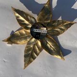 Willy Daro floral Florentine wall sconce