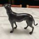 Old bronze greyhound dog statue