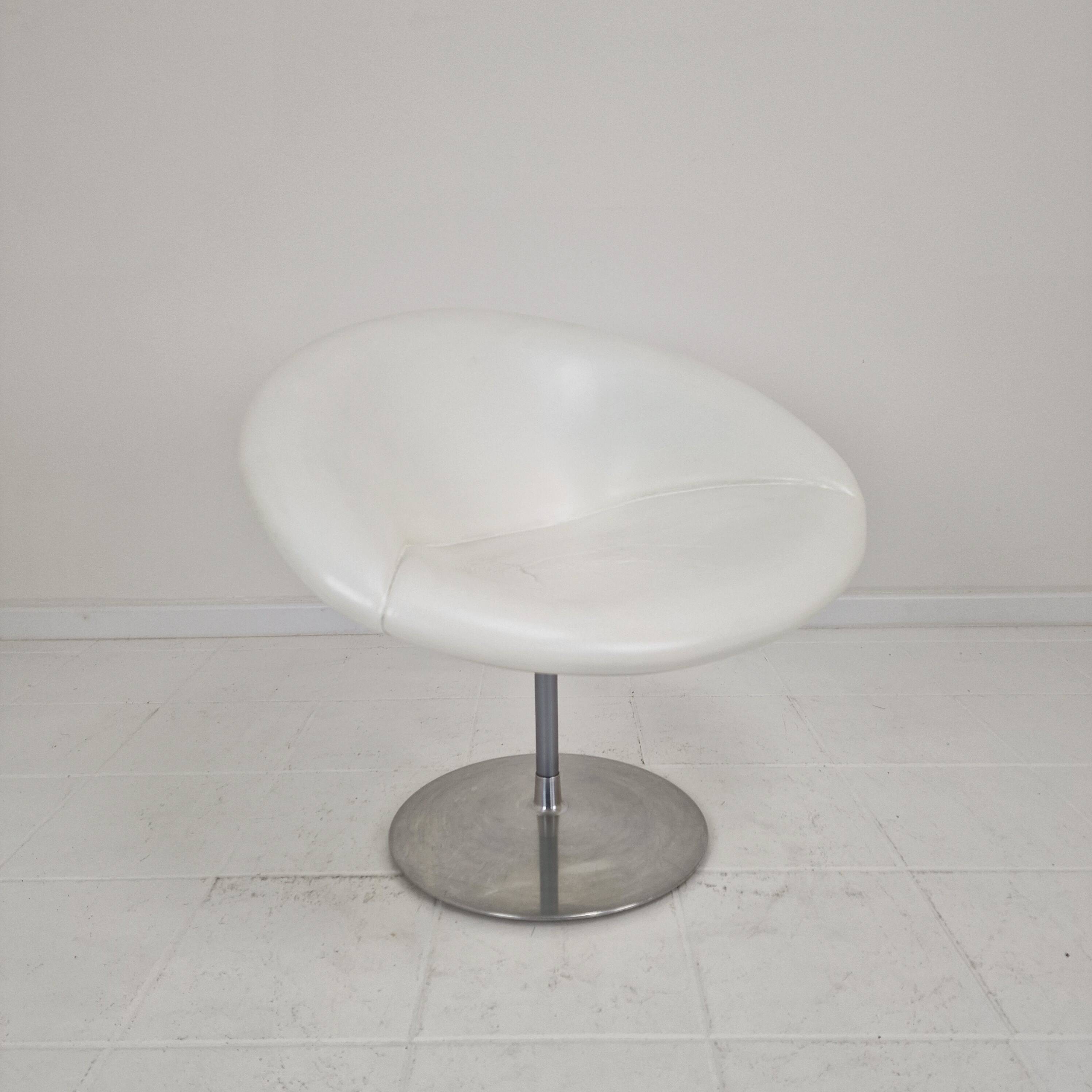 Artifort Little Globe Chair by Pierre Paulin in Leather, 1980's