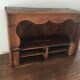 Antique wall-mounted shelf unit