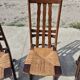 Set 4 vintage Triconfort France adjustible 1960s deckchair