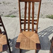 Set 4 vintage Triconfort France adjustible 1960s deckchair