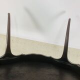 Louis XV High-end inlaid coffee table - Wood, Bronze - 1930s retro vintage