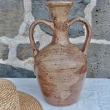 Vase XL en grès à anses