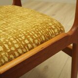 Set of six teak chairs, Danish design, 1970s, production: Denmark