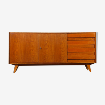 Enfilade en placage chêne par Jiroutek pour Interier Praha, U-460, 1960