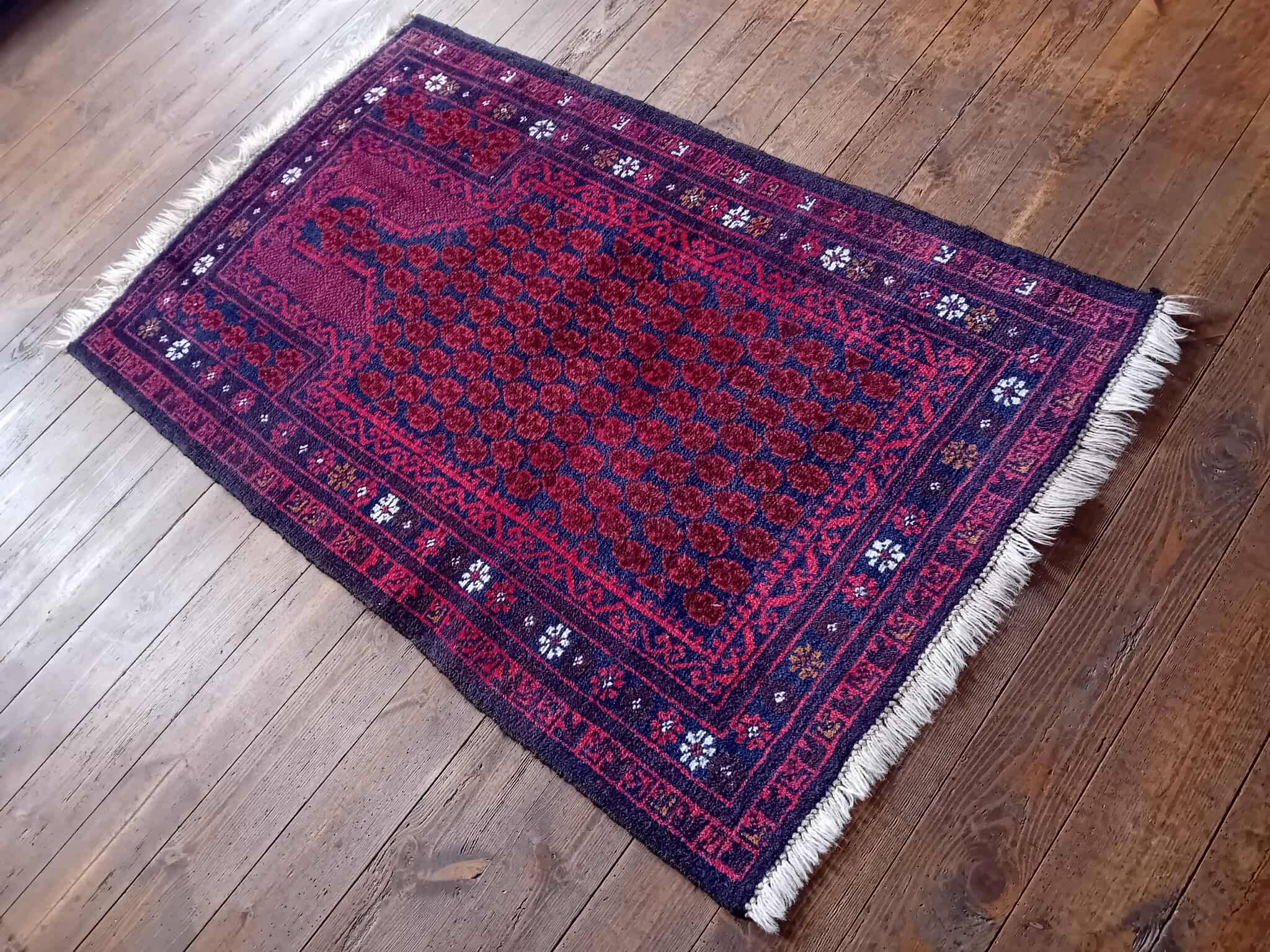 Handmade Afghan Beluch Rug 140x89cm
